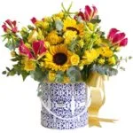 Limoges - Arranjo Box Mix de Flores