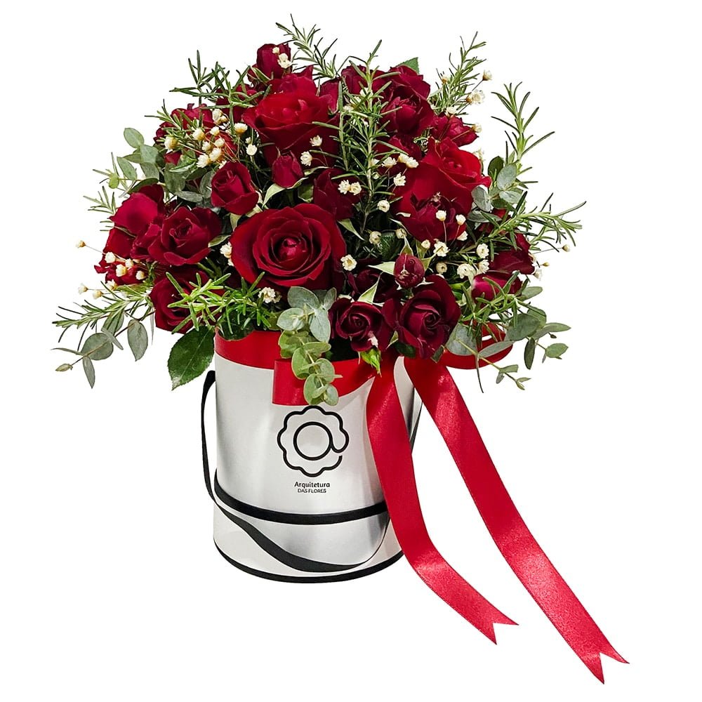 box de rosas vermelhas melhor floricultura