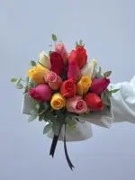 Color Block - Buquê de Rosas Coloridas - Imagem 2