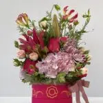 Bovary - Box de Flores Cor-de-Rosa e Pink