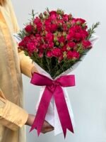 Bisotê - Buquê de Mini Rosas Pink - Imagem 3