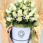 Cennini - Box de Mini Rosas Brancas