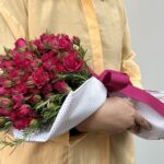 Bisotê - Buquê de Mini Rosas Pink