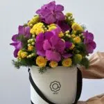 Ágata - Box de Orquídeas Vanda e Mini Rosas