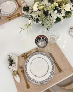 Vasos para mesa com flores que destacam a decoração 3 Vaso para mesa com orquídea