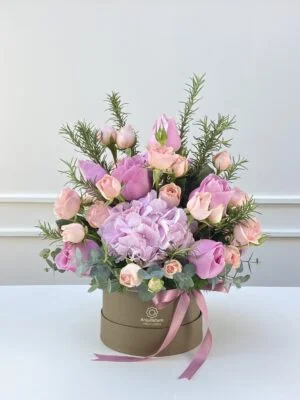 blush arranjo com hortensias rosas e mini rosas arquitetura das flores porto alegre 2 scaled