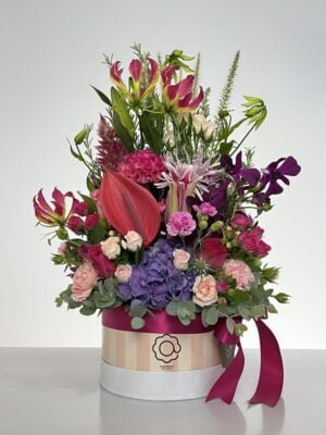 dolcissimo arranjo box mix de flores nobres arquitetura das flores porto alegre