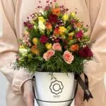 Reims - Caixa de Mini Rosas Coloridas