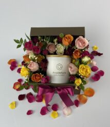 fresh love box de mini rosas com vela fresh arquitetura das flores porto alegre 1