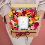 Jasmine Breeze - Box com Vela e Mini Rosas