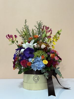 jolie arranjo box mix de flores nobres arquitetura das flores porto alegre