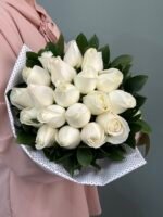 Ópera Garnier - Buquê de 18 Rosas Brancas - Imagem 3