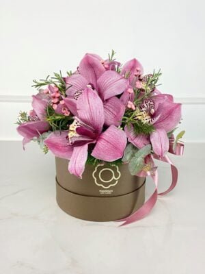 pink mood box de orquideas cymbidium arquitetura das flores porto alegre 1