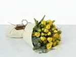 Yellow Love - Mini Buquê de Mini Rosas Amarelas