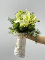 Maranello - Buquê de Mini Orquídeas Phalaenópsis Amarelas