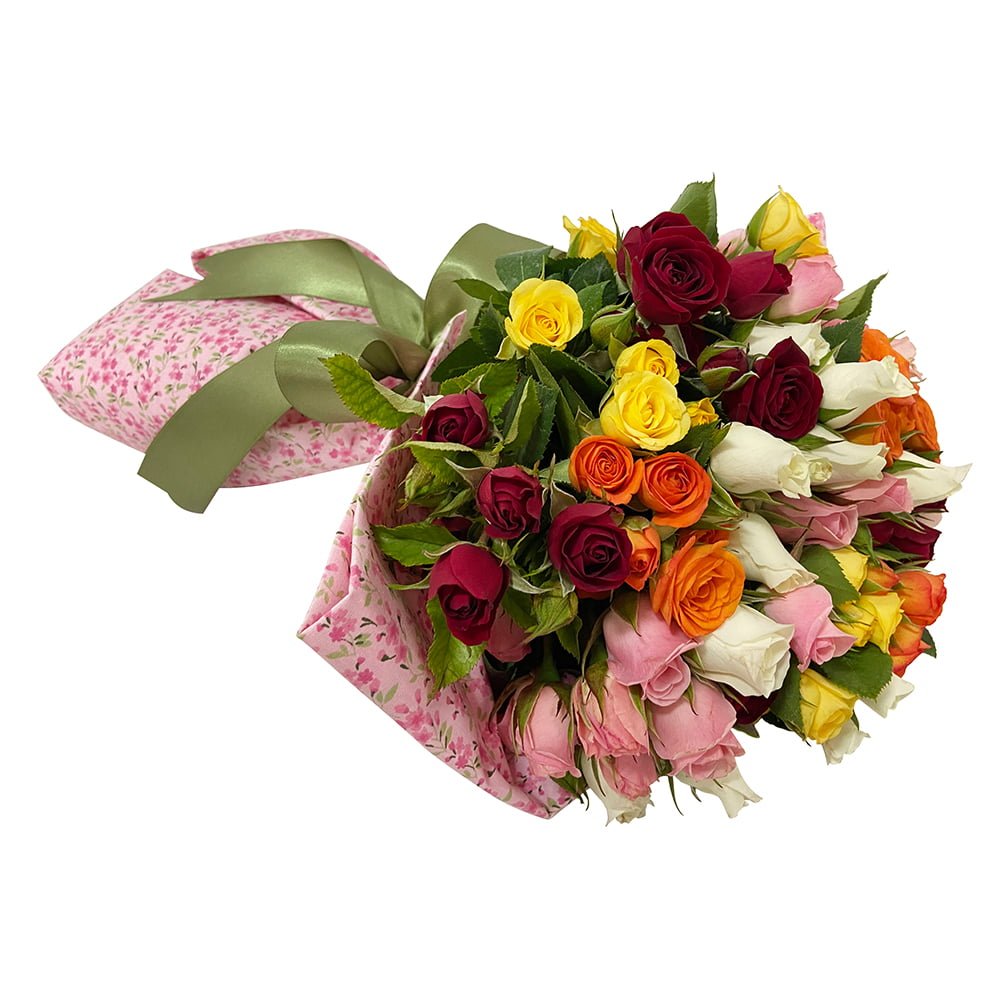 musee buque de mini rosas coloridas arquitetura das flores porto alegre 1