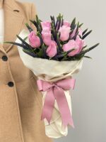 Métis - Buquê de 12 Rosas Cor-de-Rosa