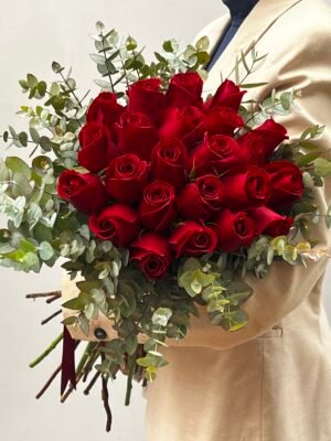 Buque de rosas vermelhas Floricultura perto de mim arquitetura das flores 2