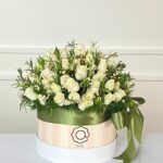 Ravenna - Box com Mini Rosas Brancas