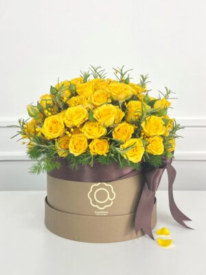 topazio box com mini rosas amarelas arquitetura das flores porto alegre 15