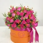 Keeffe - Box de Mini Rosas Pink