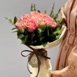 Sophia Loren - Buquê de 12 Rosas cor-de-rosa