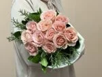 Sophia Loren - Buquê de 12 Rosas cor-de-rosa - Imagem 2