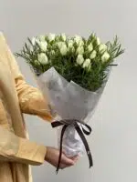Vesúvio- Buquê de Mini Rosas Brancas