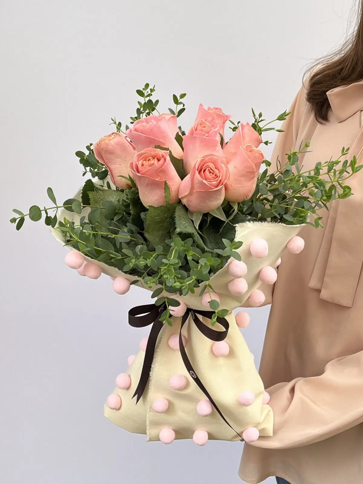 Mademoiselle - Buquê de Rosas Cor-de-Rosa - Imagem 4