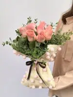 Mademoiselle - Buquê de Rosas Cor-de-Rosa - Imagem 4