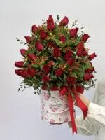 Renoir - Box com 50 Rosas Vermelhas