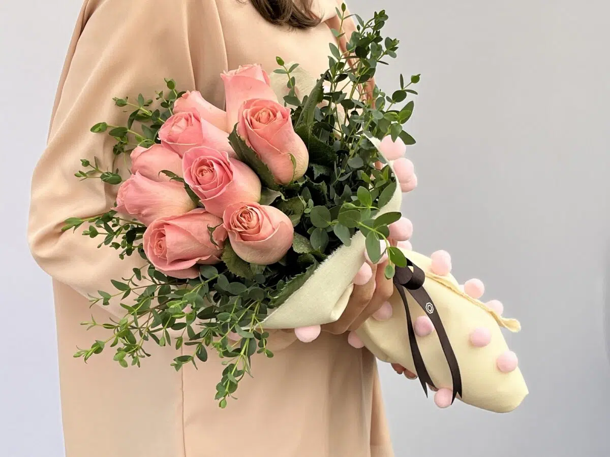 Mademoiselle - Buquê de Rosas Cor-de-Rosa - Imagem 2