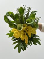 Gálata - Buquê de Callas Verdes e Amarelas - Imagem 3