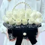 Madame Coco - Handbag de Rosas Brancas