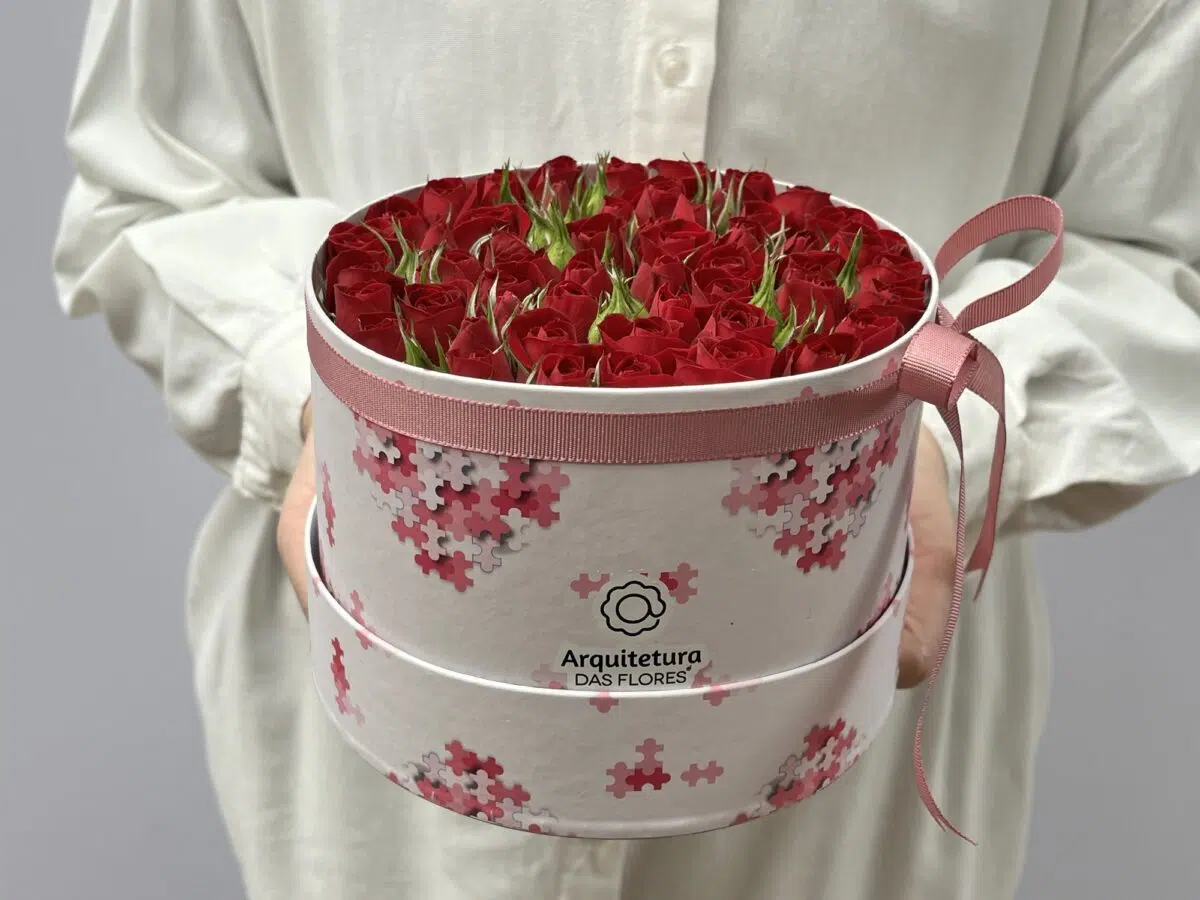 San Valentin - Box com Mini Rosas vermelhas e Quebra-Cabeça romântico - Imagem 2