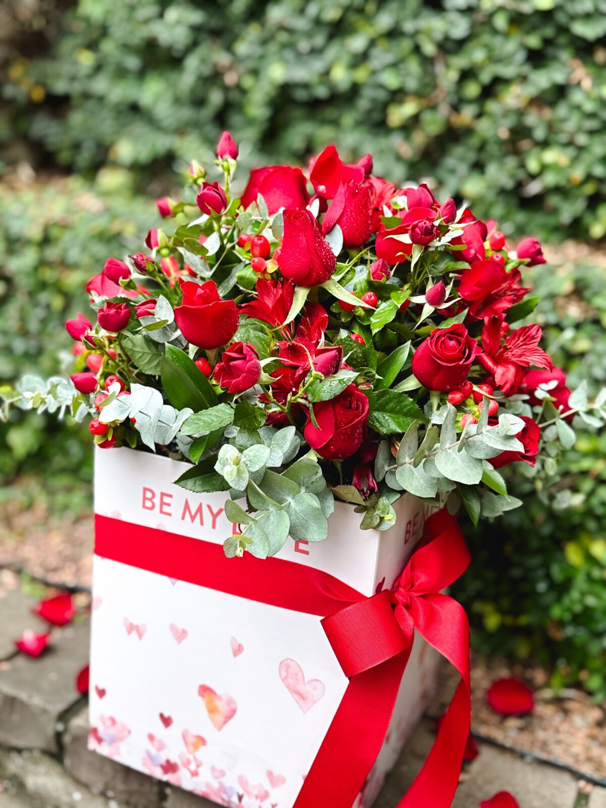 Be My Love - Box de Rosas e Flores Vermelhas - Imagem 1