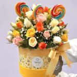 Candy Garden - Box de Mini Rosas Coloridas