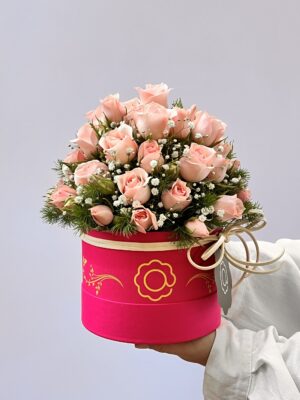 Rubi - Box de Mini Rosas Champanhe