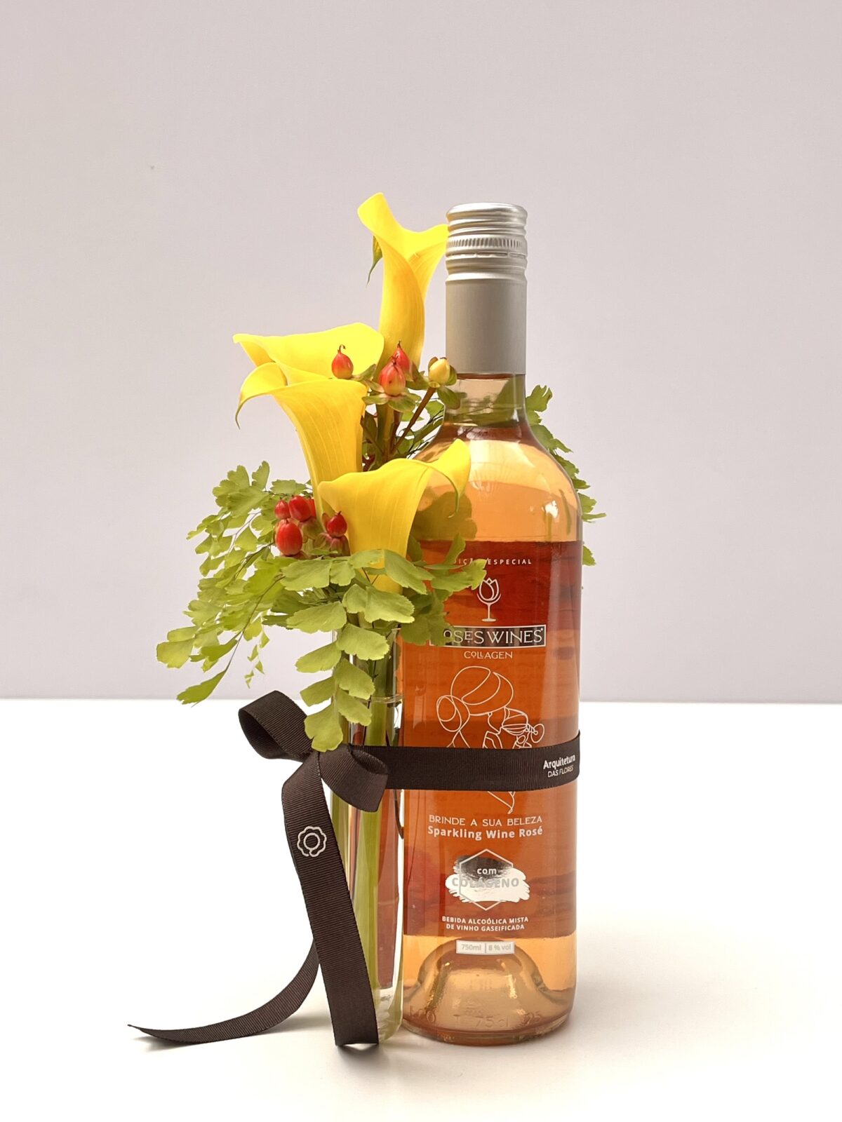 Croqui - Arranjo de Callas e Vinho Rosé - Imagem 1