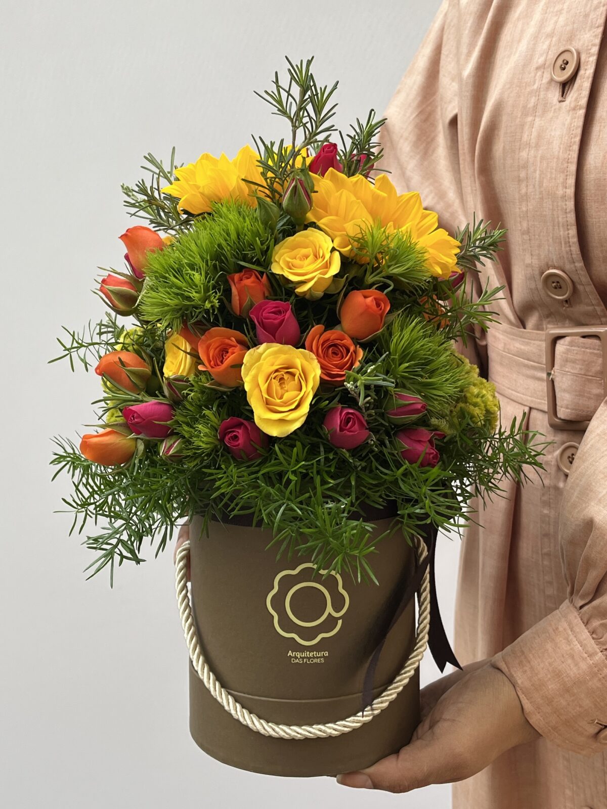 Maelle - Box de Girassóis e Mini Rosas - Imagem 1