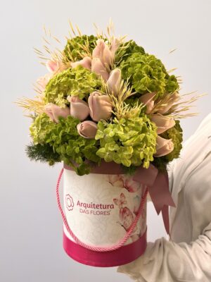 Doçura - Box de Hortênsias e Rosas