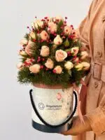 Poème de Fleurs - Box de Mini Rosas porcelana.