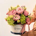 Aqua Belle - Box de Hortêsias e Lisianthus