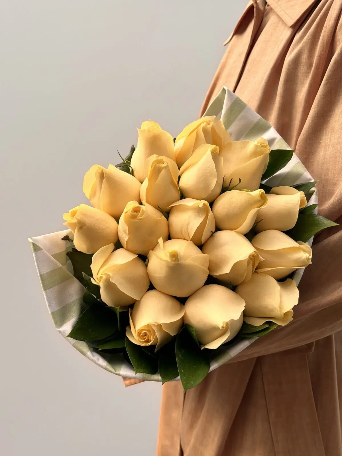 Champagne Vert - Buquê de Rosas Champanhe - Imagem 2