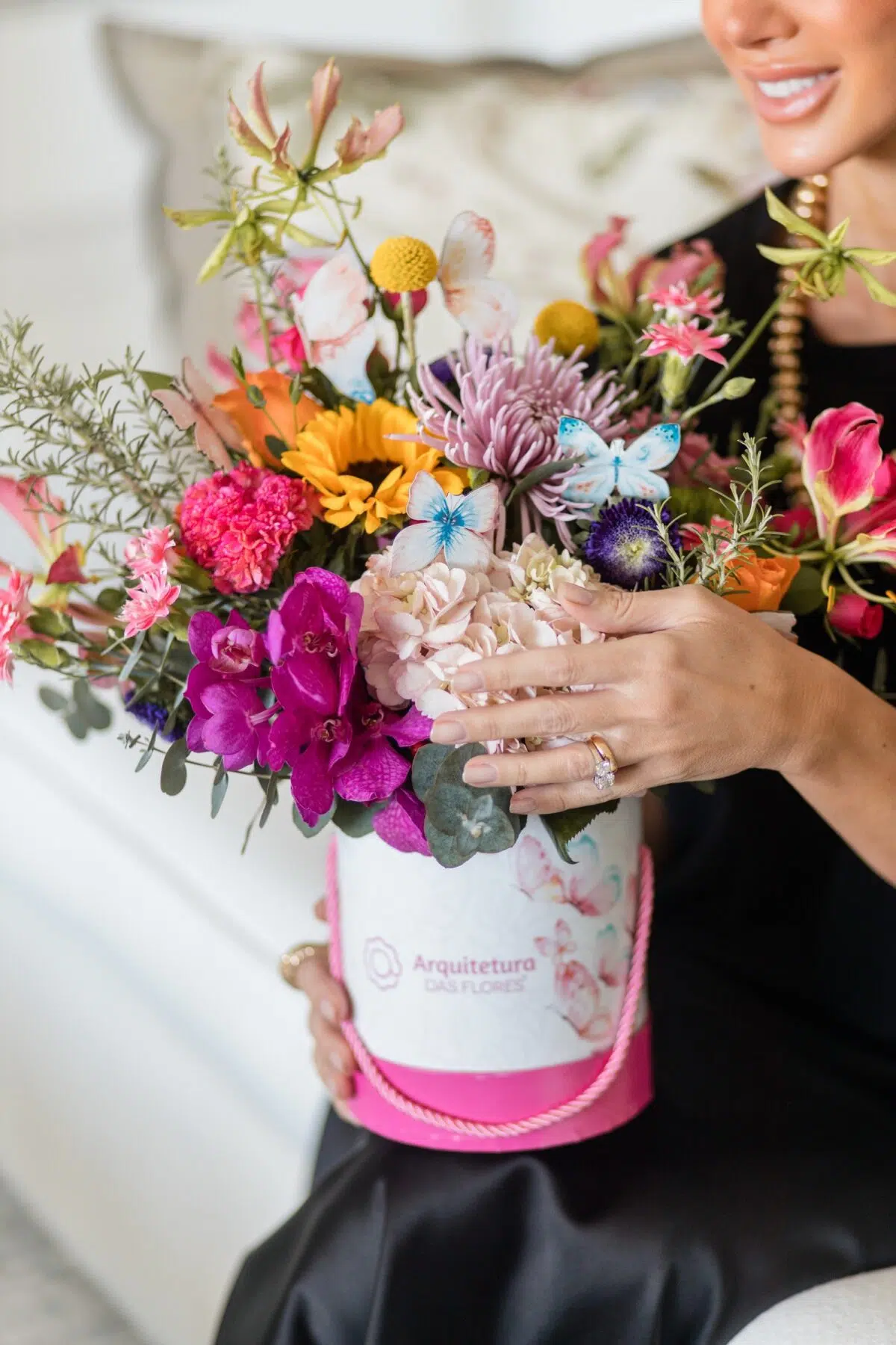 The Butterfly - Box com Mix de Flores - Imagem 1