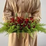 Encanto Natalino - Arranjo de Rosas e Mini Rosas