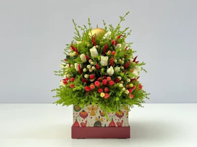 Decoração natalina com flores: transforme sua casa em um cenário festivo