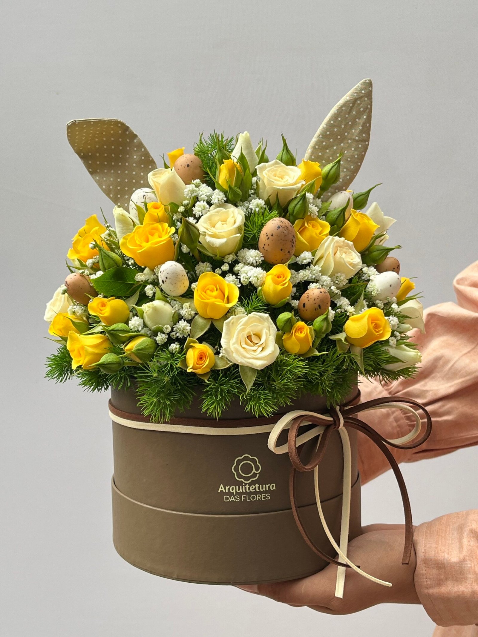 Feliz páscoa Reflorescer - Box de Mini Rosas - Imagem 1