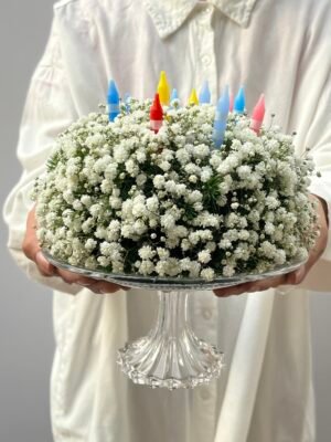 Mini Bolo floral bolo de flores floricultura em gramado