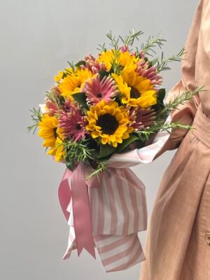 buque de girassol floricultura em gramado